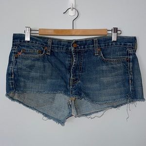 J. Crew HIPSLUNG Y2K Jean Shorts